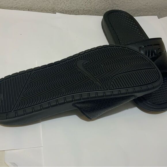 NIKE Men's Benassi Just Do It Black Slide Sandal size 10 - Picture 6 of 7